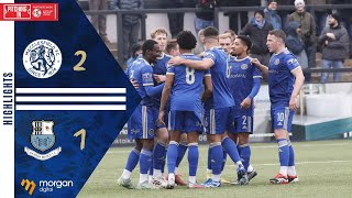 Highlights Macclesfield FC 21 Bamber Bridge [upl. by Ribaj]