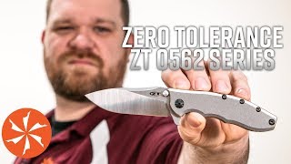 Zero Tolerance ZT 0562 Hinderer Series EDC Folding Knives Available at KnifeCentercom [upl. by Ingvar829]