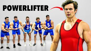 5 Bodybuilders vs 1 Powerlifter [upl. by Mcdonald]