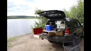 quotHow to convert an SUV into a camper with a kitchen and sleeping platformquot [upl. by Etteyniv]