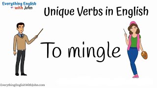 To Mingle Learn English Verbs Easily and Quickly englishvocabulary [upl. by Maurizio]