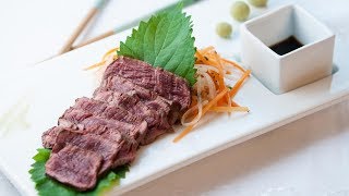 How to Make Beef Sashimi  Beef Tataki Recipe  Beef Sahimi  Beef Tataki [upl. by Yv]