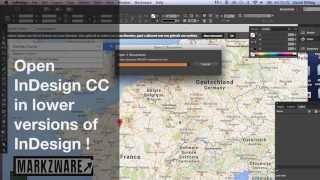 SNEAK PREVIEW  Open InDesign CC in lower versions of InDesign CS5 [upl. by Aihsyla568]