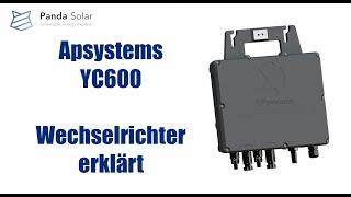 Apsystems YC600 Modulwechselrichter Installation Deutsch [upl. by Hgielar]