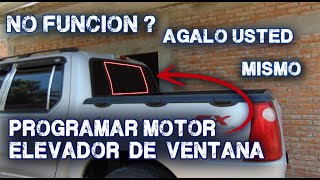 Como Programar La Ventana Trasera Si No Funciona En Mi Ford Explorer Sport Trac 2001  2005 [upl. by Child981]