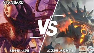 Red Deck Wins VS Azorius Artifacts MTG Standard [upl. by Haidadej]