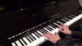 Coldplay  The Hardest Part  Postcards From Far Away live version piano cover [upl. by Atinuj]