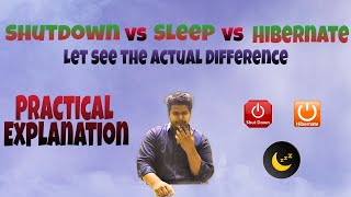 Hibernate VS Sleep  which one is Best   Share Tech Tamil [upl. by Prince]