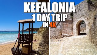 Kefalonia Greece  1 DAY TRIP  Agios Georgios Castle amp Avithos Beach [upl. by Cedric2]