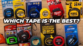 Which Brand Makes the Best Tape Measure Durability amp Accuracy Test [upl. by Nyrrad]