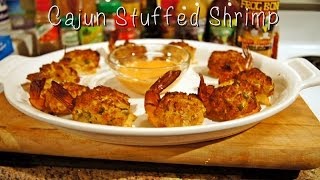 Cajun Stuffed Shrimp Recipe [upl. by Yoreel]