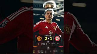 Manchester United Vs Brentford The first video got copyrightedtrendingfyp manchesterunitedviral [upl. by Adigun]