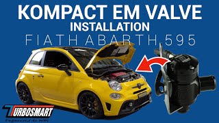 BOV INSTALL FIATH ABARTH 595 Dual Port BlowOff Valve PN TS02231089 [upl. by Eybbob]