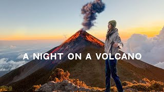 i spent the night on an active volcano🇬🇹 this is guatemala [upl. by Waine]