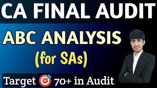 ABC Analysis amp Important Questions for CA Final Audit Nov 2024 I CA Final Audit November 2024 [upl. by Isma]