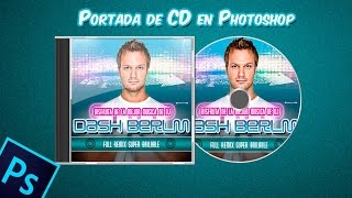 TUTORIAL PHOTOSHOP Portada de CD y carátula [upl. by Robb820]