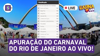 🔴 Apuração Carnaval RJ AO VIVO veja as notas e a campeã das escolas de samba do Rio de Janeiro [upl. by Orthman]