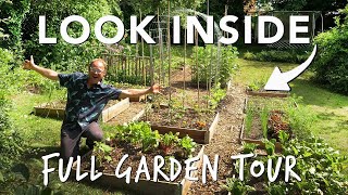 Summer Vegetable Garden The Full Tour [upl. by Aihsoek]