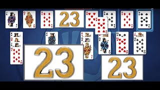 Microsoft Solitaire Collection  FreeCell  Hard  September 12 2016  23 moves [upl. by Clough]