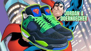 JORDAN 4 DOERNBECHER ON FEET REP REVIEW [upl. by Ecirted616]