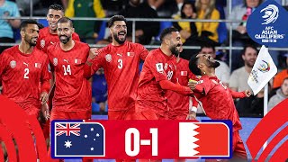 AsianQualifiers  Road To 26  Group C  Australia 01 Bahrain [upl. by Mallory70]