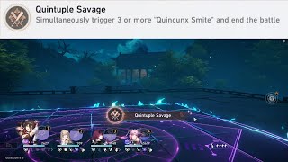 Quintuple Savage  Honkai Star Rail  Achievement [upl. by Nimrahc271]