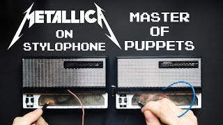 Metallica  Master of Puppets Stylophone cover w solos [upl. by Skillern]