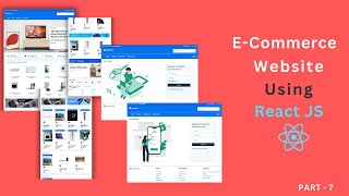 Complete React Ecommerce Website Using React JS part 7  react reactwebsite reactjs [upl. by Rainie]