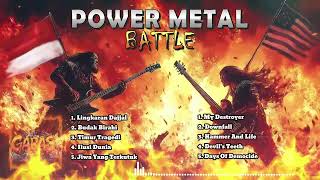 Musik Pembangkit Energi  POWER METAL Battle  Indonesian VS America [upl. by Innattirb840]