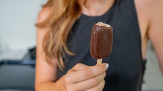 MagnumStyle Eis am Stiel 🍦🤗 Vegane Eiscreme selbst gemacht [upl. by Ahcorb]