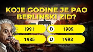 Veliki KVIZ iz HISTORIJE 📜 20 pitanja koja će testirati tvoje znanje 🧠 [upl. by Efron]