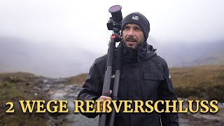 2 Wege Reißverschluss richtig benutzen  Outdoor Fotografen Jacke  Haukland Parka Pro [upl. by Barbie]