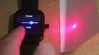 P8 smartwatch laser hack [upl. by Jeconiah]