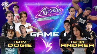 Team Dogie vs Team Andrea 5v5 All Star Philippines [upl. by Robillard]