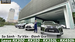 So sánh chi tiết Lexus RX300  RX350  RX350L  RX450h  Lê Minh Thành [upl. by Nahtnaoj513]