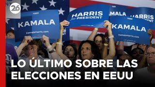 🔴 VIVO  Lo último sobre las elecciones en EEUU Harris y Trump compiten por llegar a la Casa Blanca [upl. by Auqinaj448]