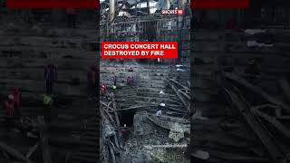 Drone Footage Reveals Devastation Inside Moscow Concert Hall After Terror Attack shorts  N18S [upl. by Angrist]