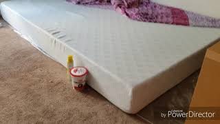 Zinus 8 inch Gel Memory foam Mattress review1 month Queen [upl. by Larrej]