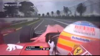 Alonso takes Petrov and di Grassi in Australia 2010 [upl. by Amoritta]