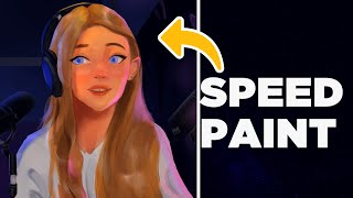 Digital Painting Process [upl. by Sidwel]