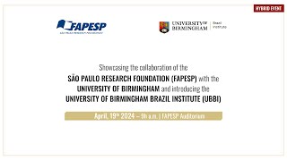 FAPESP University of Birmingham and UBBI [upl. by Sonia]