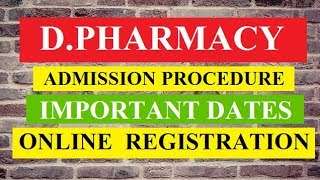 D pharm All Important Dates Admission Procedure Explain Float Freeze [upl. by Daberath]