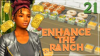 WERE RICHHHH 🧡ENHANCE THE RANCH🧡21🐎 The Sims 4 [upl. by Namad]