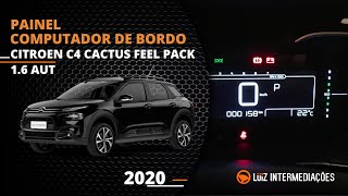 Painel  Computador de bordo  CITROEN C4 CACTUS FEEL PACK 16 AUT 2020 [upl. by Strickland]