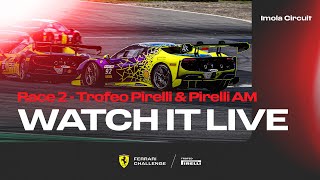 Ferrari Challenge Europe  Imola Race 2  Trofeo Pirelli amp Trofeo Pirelli AM [upl. by Rush]