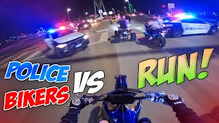 BIKERS VS COPS  Motorcycles chased by Police Compilation 2023 [upl. by Rubio]