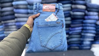 Jeans wholesale market In Delhi  jeans factory in Gandhi Nagar  jeans manufacturer  cheap jeans [upl. by Chadwick]