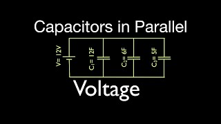 Capacitors 9 of 11 in Parallel Calculating Voltage Drop [upl. by Ameer]