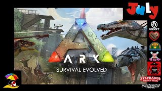 73124 into 8124  ARK Survivor Evolved  OFF STREAM PLAY  House building [upl. by Ahsilaf556]