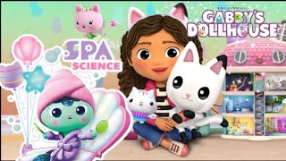 Gabbys Dollhouse SPA SCIENCE Experiment with Mercat Pandy amp Gabby Plushies [upl. by Ahtanoj]